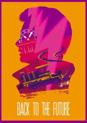 Lámina Back to the Future Trilogy