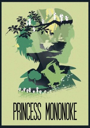 Lámina Princess Mononoke